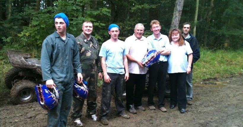 team before quad biking
